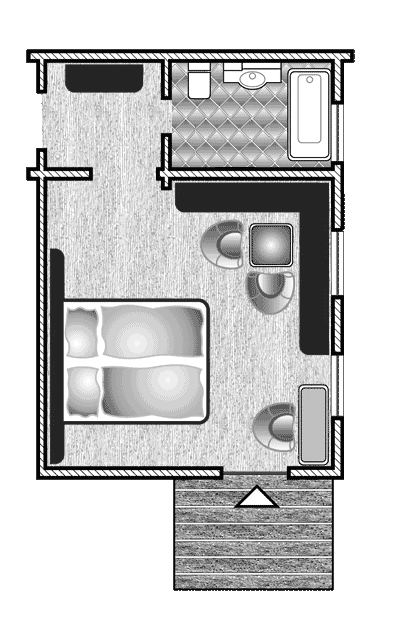 Zimmer, Hotel, Grundriss, Doppelzimmer, Einzelzimmer